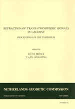 PoG 36, J.C. de Munck, Refraction of transatmospheric signals in geodesy. Proceedings of the symposium