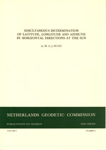 PoG 7, G.J. Husti, Simultaneous determination of latitude, longitude and azimuth by horizontal directions at the sun