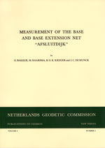 PoG 17, G. Bakker, M. Haarsma, B.G.K. Krijger and J.C. de Munck, Measurement of the base and base extention net 'Afsluitdijk'