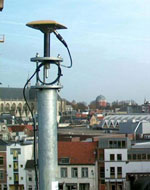NETPOS-antenne en mast